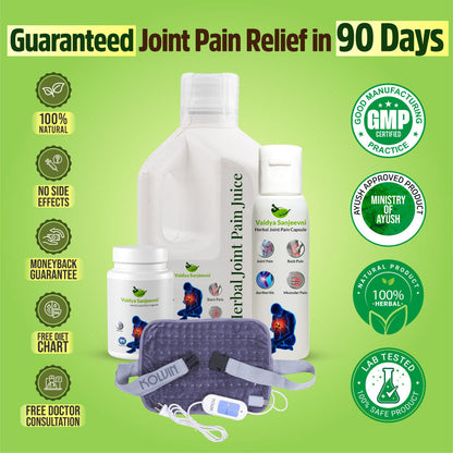 Super Saver Joint Pain Relief Kit (Free Doctor Consultation + Diet chart + Physiotherapy session)