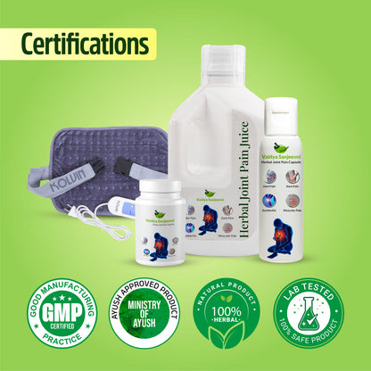 Super Saver Joint Pain Relief Kit (Free Doctor Consultation + Diet chart + Physiotherapy session)